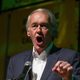 Sen. Ed Markey, D-Mass., addresses The Road to the Green New Deal Tour final event at Howard University in Washington, Monday, May 13, 2019.